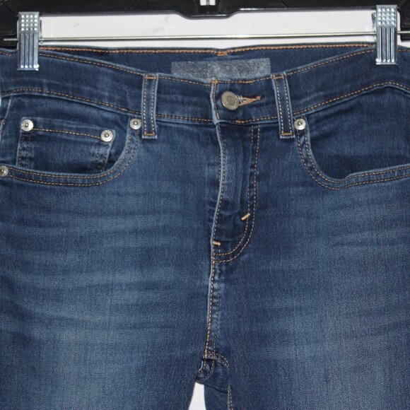 Signature Levi Strauss Slim Straight Jeans 14 Reg Blue Denim | Classic Stretch - Picture 2 of 9
